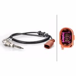 Palpeur, température des gaz HELLA 6PT 014 494-881