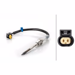 Palpeur, température des gaz HELLA 6PT 014 495-041