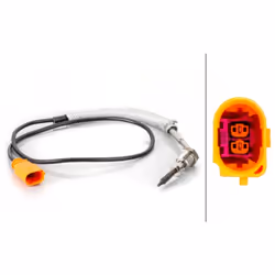 Palpeur, température des gaz HELLA 6PT 014 495-071