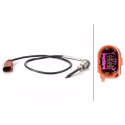 Palpeur, température des gaz HELLA 6PT 014 494-691