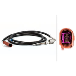 Palpeur, température des gaz HELLA 6PT 014 494-841