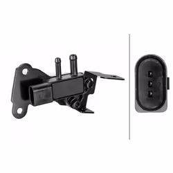Capteur, pression des gaz échappement HELLA 6PP009 409-331