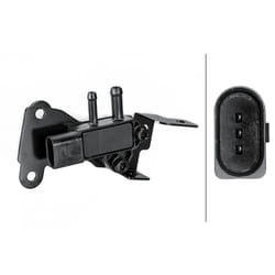 Capteur, pression des gaz échappement HELLA 6PP009 409-331