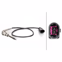 Palpeur, température des gaz HELLA 6PT 014 494-861