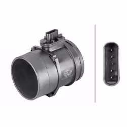 débitmètre de masse d'air HELLA 8ET 358 095-261