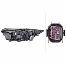 Projecteur principal HELLA 1ZX 013 376-111
