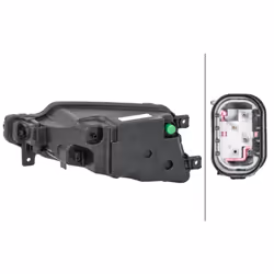 Phare antibrouillard HELLA 1NA013 797-021