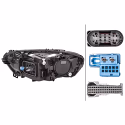 Projecteur principal HELLA 1EX 015 086-521, droite