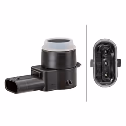 Capteur, aide au stationnement HELLA 6PX 358 141-091