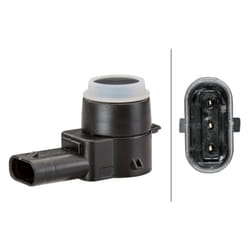 Capteur, aide au stationnement HELLA 6PX 358 141-091