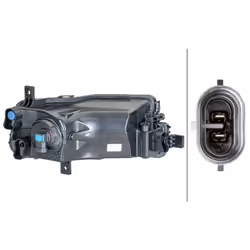 Phare antibrouillard HELLA 1NG 354 843-031 gauche