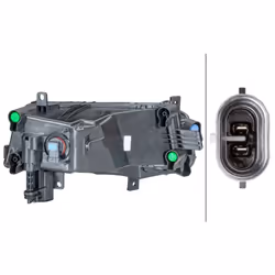 Phare antibrouillard HELLA 1NG 354 843-071 gauche