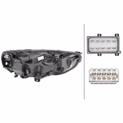 Projecteur principal HELLA 1EG 354 869-011, gauche