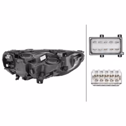 Projecteur principal HELLA 1EG 354 869-031, gauche