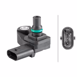Capteur, pression de suralimentation HELLA 6PP358 152-401