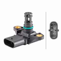 Capteur, pression de suralimentation HELLA 6PP358 152-381