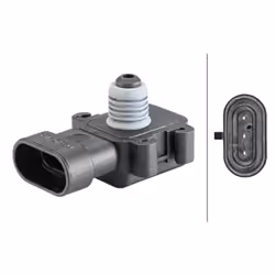 Capteur, pression de suralimentation HELLA 6PP358 152-131