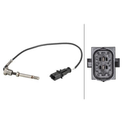 Palpeur, température des gaz HELLA 6PT 358 181-201