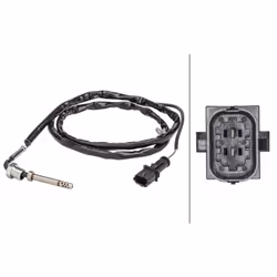Palpeur, température des gaz HELLA 6PT 358 181-081
