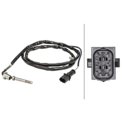 Palpeur, température des gaz HELLA 6PT 358 181-081