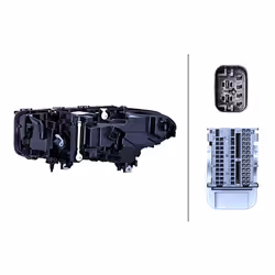 Projecteur principal HELLA 1EX015 449-321