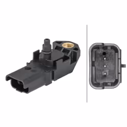Capteur, pression de suralimentation HELLA 6PP009 403-461
