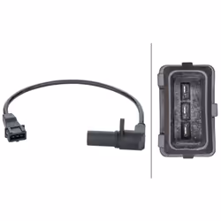 Capteur d'angle, vilebrequin HELLA 6PU013 122-951