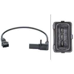 Capteur d'angle, vilebrequin HELLA 6PU013 122-951