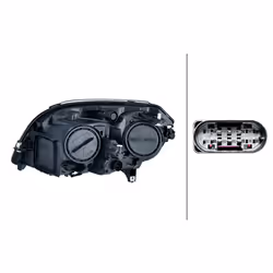 Projecteur principal HELLA 1EG354 878-101, droite - Vue supplémentaire 4