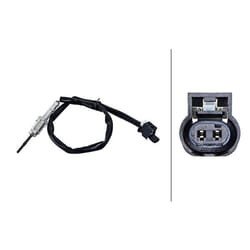Palpeur, température des gaz HELLA 6PT 010 376-571