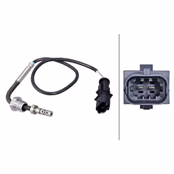 Palpeur, température des gaz HELLA 6PT 010 376-481
