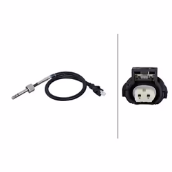 Palpeur, température des gaz HELLA 6PT 010 376-471