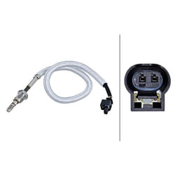Palpeur, température des gaz HELLA 6PT 010 376-441
