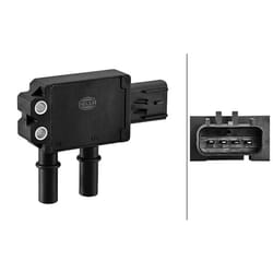 Capteur, pression des gaz échappement HELLA 6PP 009 409-641