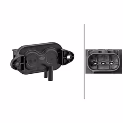 Capteur, pression des gaz échappement HELLA 6PP 009 409-691