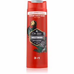 Le gel douche Old Spice Wolfthorn fera de votre toilette quotidienne un moment exceptionnel très rafraîchissant.