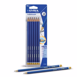 Lyra Bleistift Robinson, 4H, Bleu, Hexagonal, Bureau, École, 11 pièce(s)