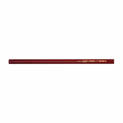 Crayon charpentier rouge ovale 30 cm OMYACOLOR - 4333103