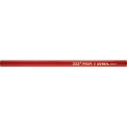 Lyra - Crayon de charpentier oval rouge 24cm (Par 12)