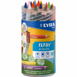 Lyra Ferby, Couleurs assorties, 18 pièce(s)