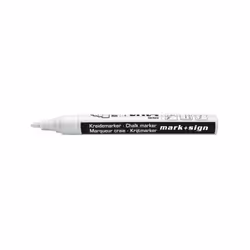 Description générale Le marqueur craie liquide blanc est conçu pour une utilisation polyvalente sur diverses surfaces, notamm ...