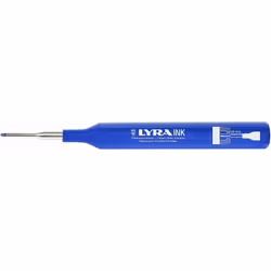 Marqueur LYRA Ink Bleu - L4488002 - Grâce à l'arbre de plomb prolongé, le marqueur de trous profonds peut être utilisé pour m ...