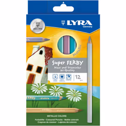 Lyra Super Ferby Metallic, Multicolore, 12 pièce(s)