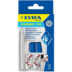 12 craies de marquage 11x110mm bleues - LYRA - L4850051