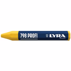 Boite de 12 craies à la cire 95 x 12 jaunes - LYRA - L4880007