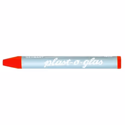 12 craies plast-o-glas rouge