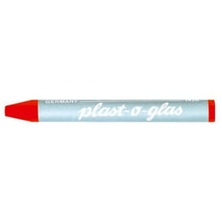 12 craies plast-o-glas rouge