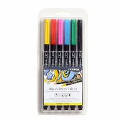 Lyra Aqua Brush Duo stylo-feutre Couleurs assorties 6 pièce(s)
