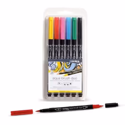 Lyra Aqua Brush Duo stylo-feutre Couleurs assorties 6 pièce(s)