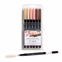 Lyra Aqua Brush Duo stylo-feutre Couleurs assorties 6 pièce(s)